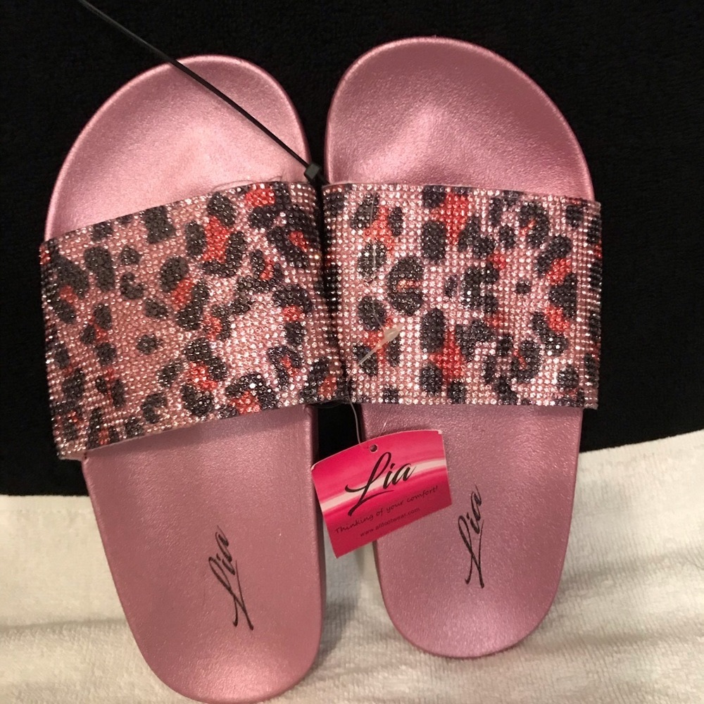 Pink and blue slides